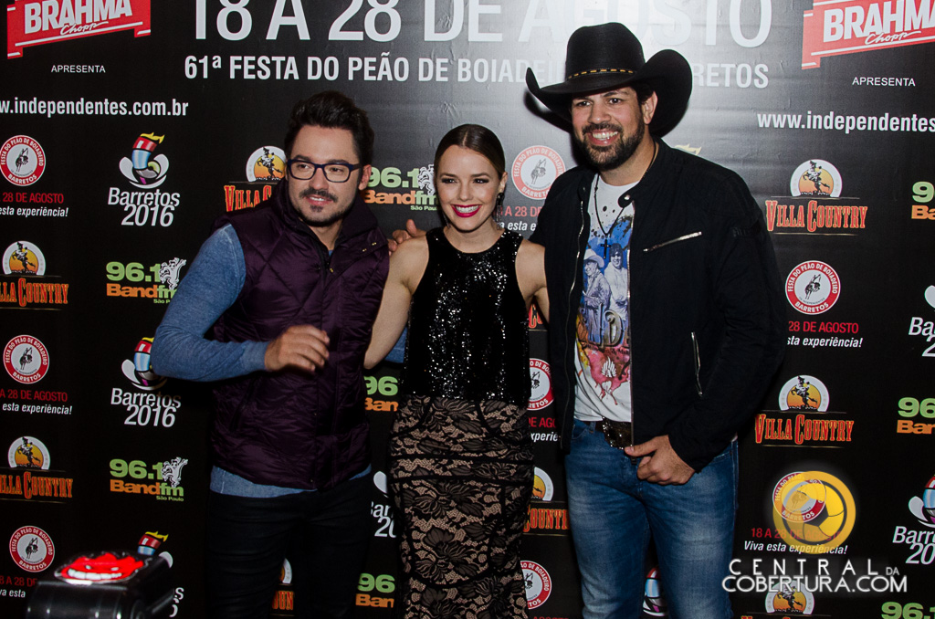 Bastidores no lançamento da Festa do Peão de Barretos 2016