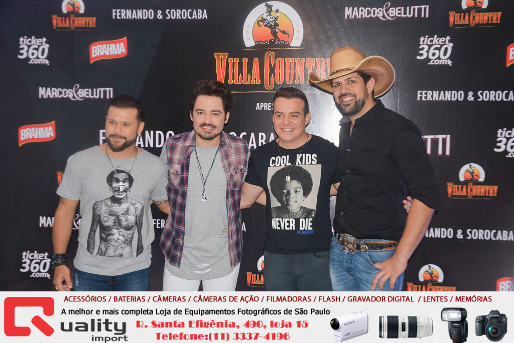 Aniversário e show de Fernando & Sorocaba no Villa Country