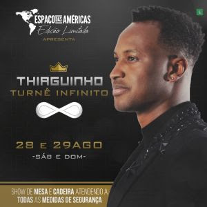 Thiaguinho apresenta novo show no Espaço das Américas